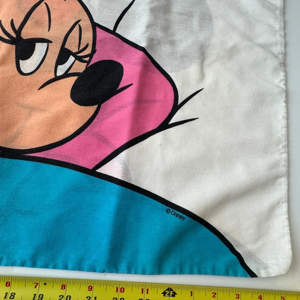 Vintage Disney Minnie Mouse Pillowcase Cartoon Character Pillow Case Single‎